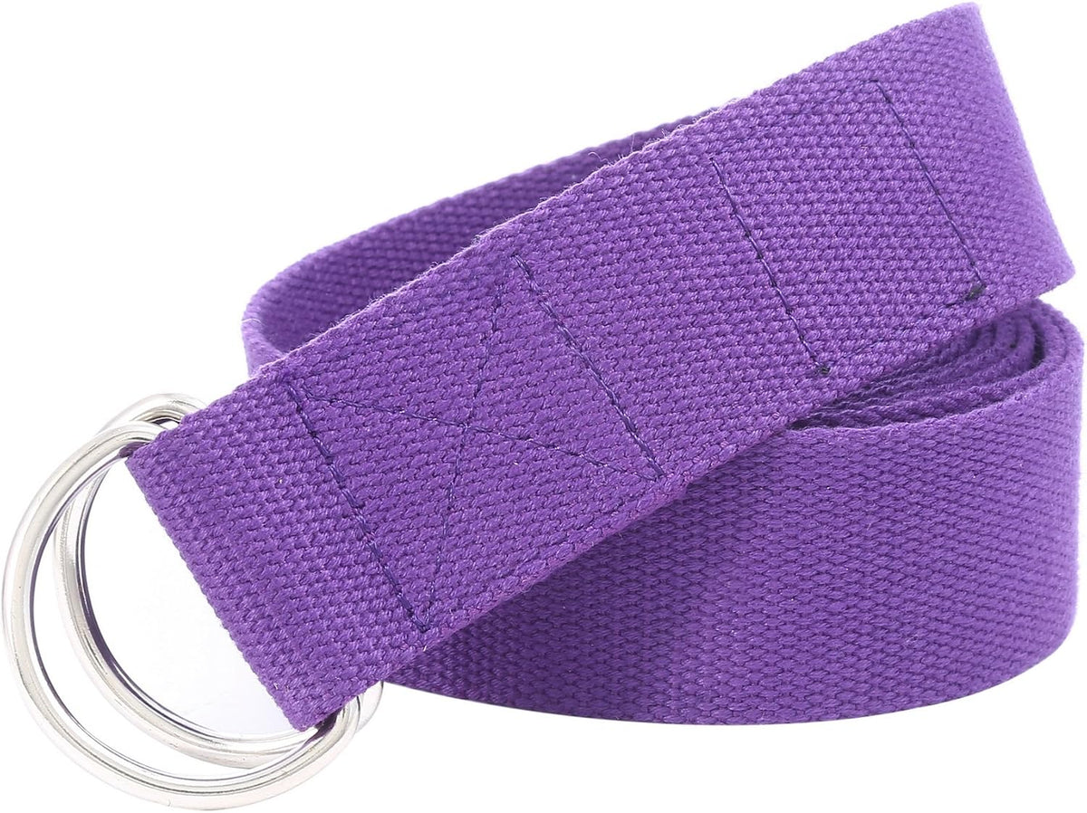 Fitness Exercise Yoga Strap - Durable Cotton 10 Feet Long