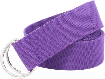 Fitness Exercise Yoga Strap - Durable Cotton 10 Feet Long