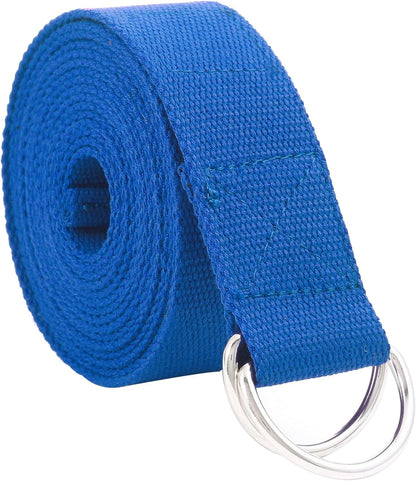 Fitness Exercise Yoga Strap - Durable Cotton 10 Feet Long