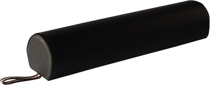6 Inch Semi Round Bolster Table Cushion Pillow Black