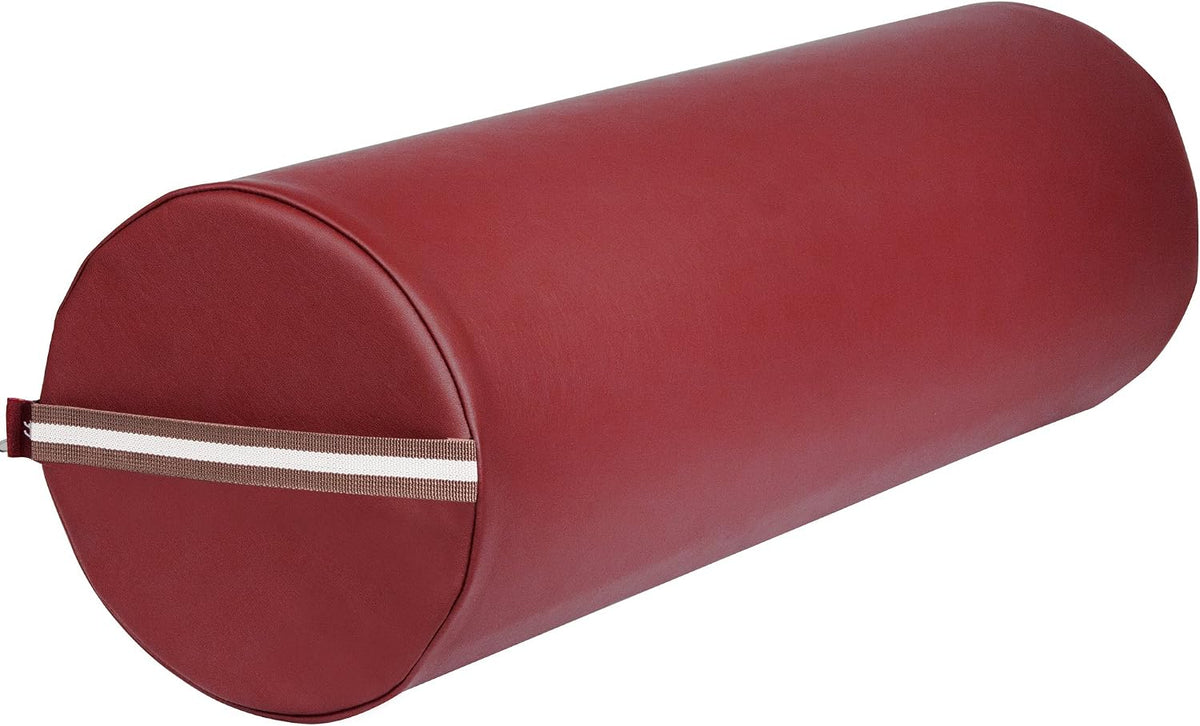 6 Inch Semi Round Bolster Table Cushion Pillow Black