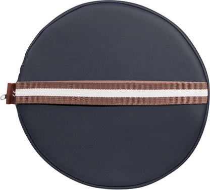 6 Inch Semi Round Bolster Table Cushion Pillow Black