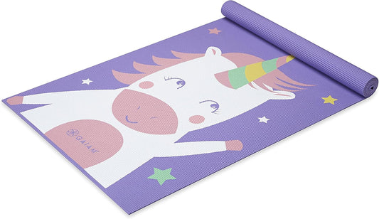 Kids Printed Yoga Mat, Non-Toxic, Fun Design, 3mm