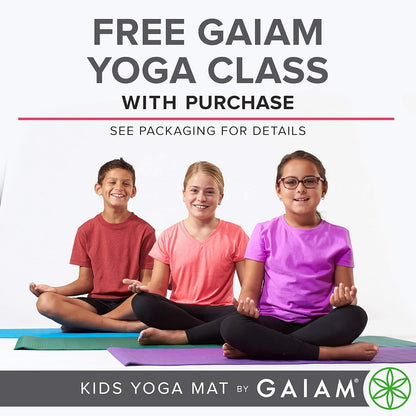 Kids Printed Yoga Mat, Non-Toxic, Fun Design, 3mm