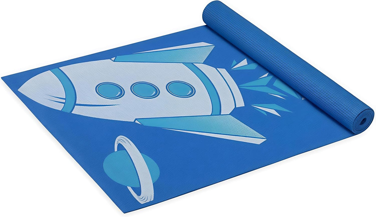 Kids Printed Yoga Mat, Non-Toxic, Fun Design, 3mm