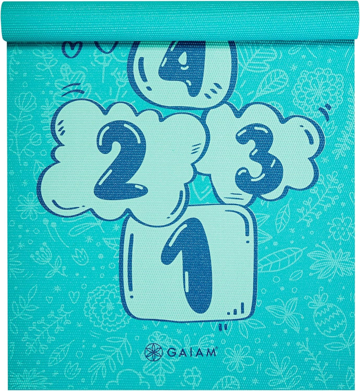 Kids Printed Yoga Mat, Non-Toxic, Fun Design, 3mm