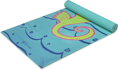 Kids Printed Yoga Mat, Non-Toxic, Fun Design, 3mm