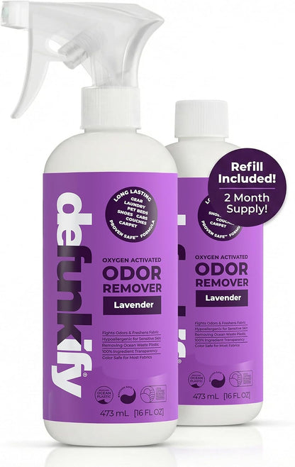 Lavender Odor Eliminator Spray, Shoe & Carpet Deodorizer, 32oz