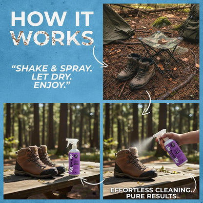 Lavender Odor Eliminator Spray, Shoe & Carpet Deodorizer, 32oz