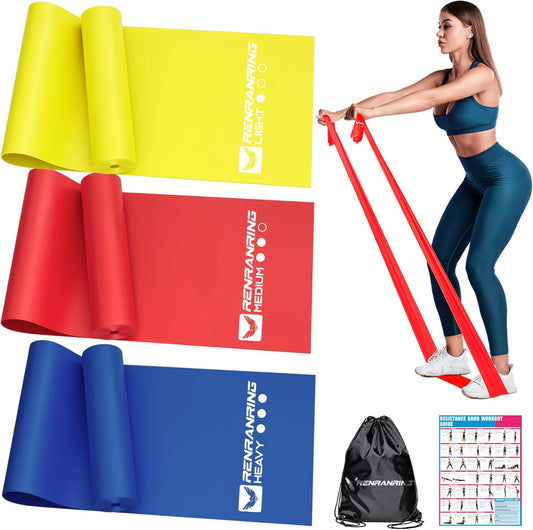 Resistance Bands Set, Exercise Bands for Physical Therapy, Pilates, Yoga