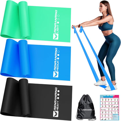 Resistance Bands Set, Exercise Bands for Physical Therapy, Pilates, Yoga