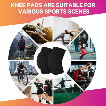 Volleyball Knee Pads for Women, Men, Youth, Girls, Kids, Knee Brace for Volleyball Basketball Football Dance Yoga Tennis Running Cycling Workout Climbing Wrestling