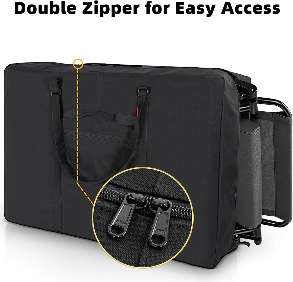Heavy Duty Folding Chair Storage Bag, Extra Large Carrying Bag