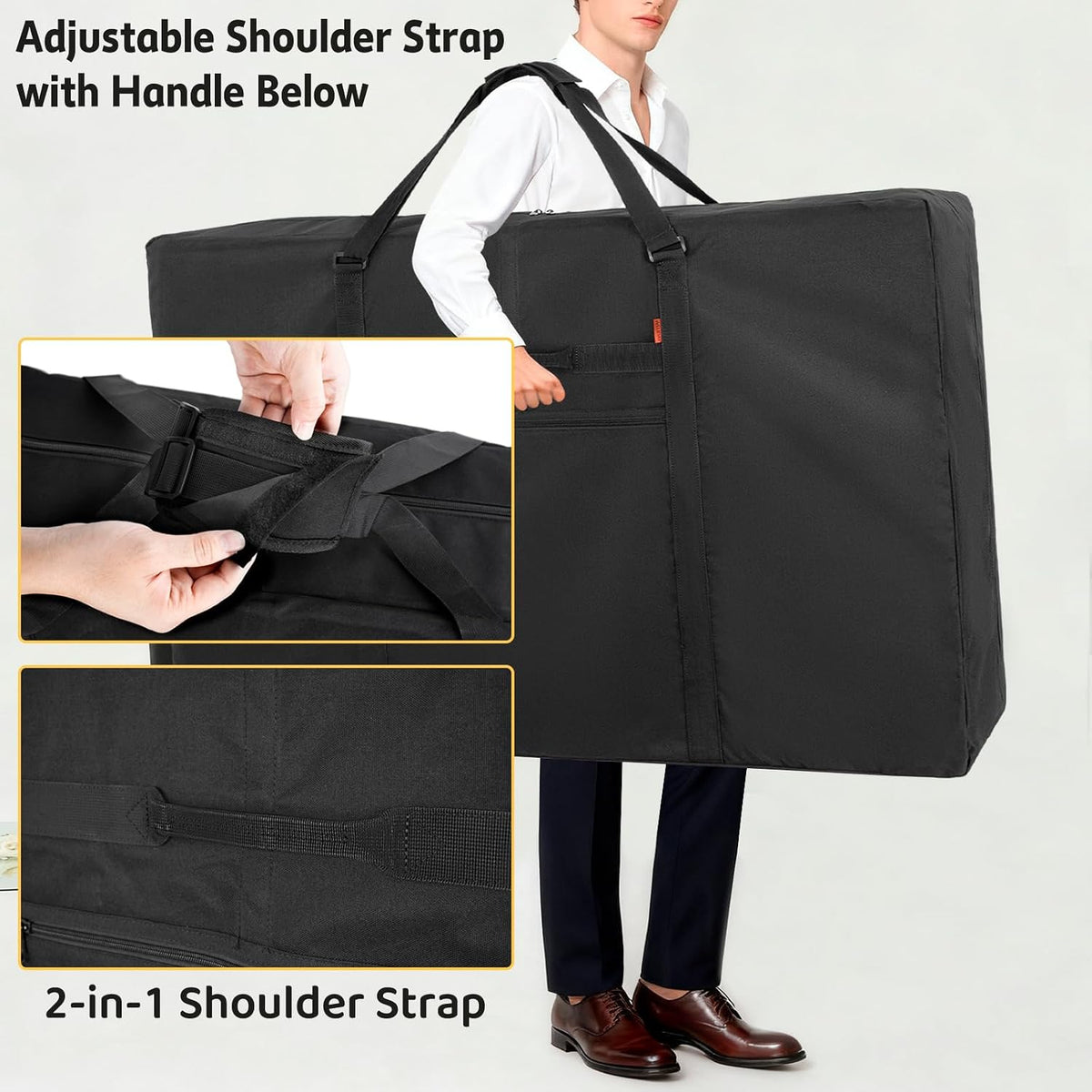 Heavy Duty Folding Chair Storage Bag, Extra Large Carrying Bag