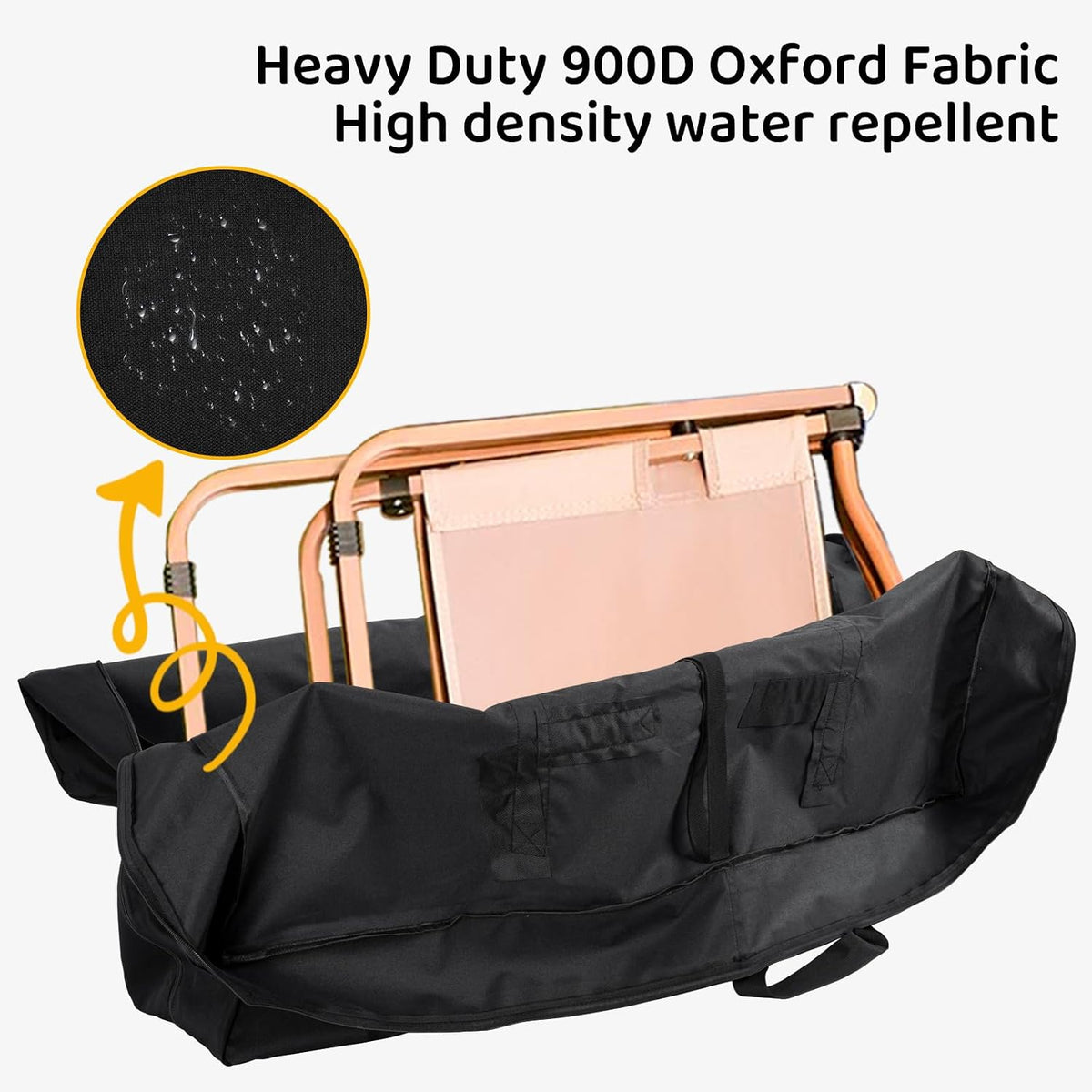Heavy Duty Folding Chair Storage Bag, Extra Large Carrying Bag