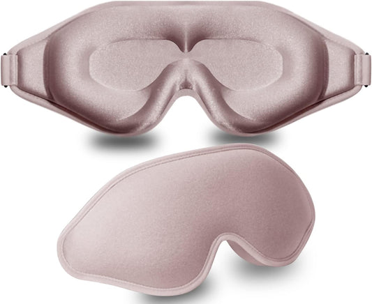 Sleep Mask for Side Sleeper, Blackout Eye Mask for Women Men
