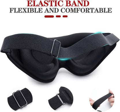 Sleep Mask for Side Sleeper, Blackout Eye Mask for Women Men