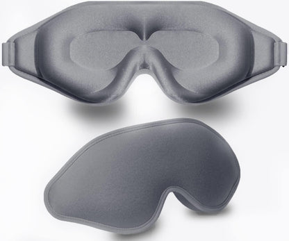 Sleep Mask for Side Sleeper, Blackout Eye Mask for Women Men