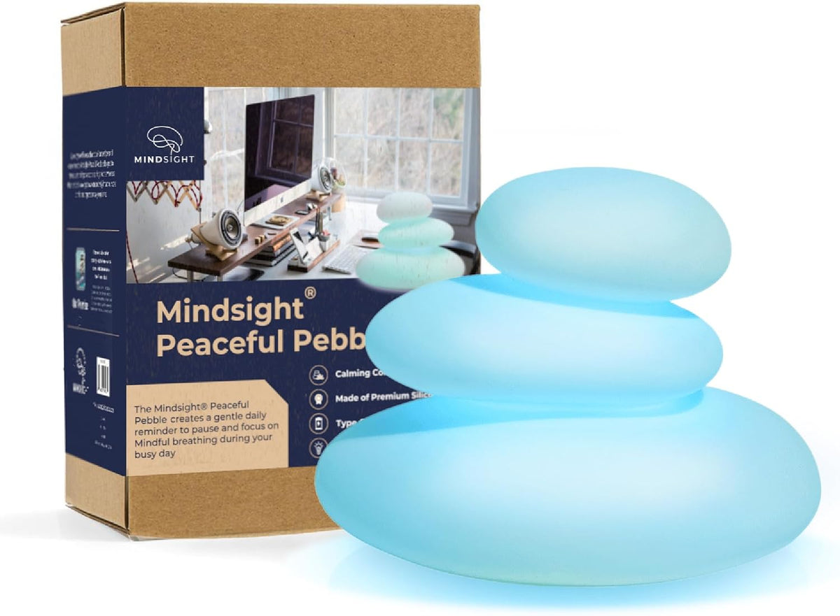 'Original Breathing Buddha' Guided Visual Meditation | 3 Modes to Slow Your Breathing & Calm Your Mind | Stress & Anxiety Relief | Wellness Gift | Adults, Kids, Classrooms | USB Rechargeable