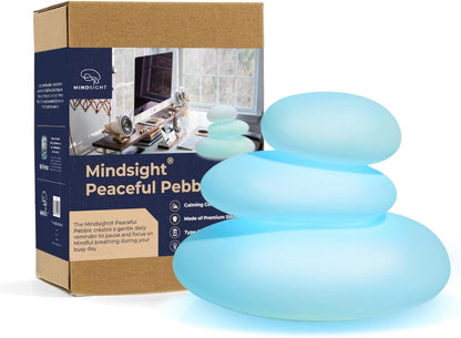 'Original Breathing Buddha' Guided Visual Meditation | 3 Modes to Slow Your Breathing & Calm Your Mind | Stress & Anxiety Relief | Wellness Gift | Adults, Kids, Classrooms | USB Rechargeable