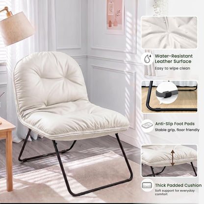 Adjustable Floor Chair with Back Support