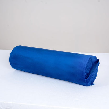 2-Pack Yoga Bolster Pillow Set: Rectangular & Cylinder Pillows for Meditation and Support, Yoga Pillows with Washable Velvet Cover, Triple-Layer Sponge with Carry Handle, Purple
