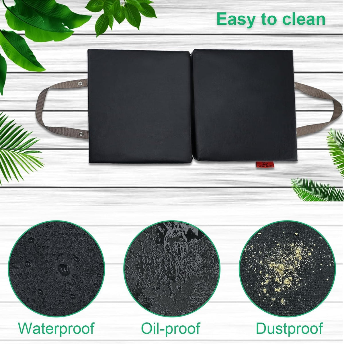 Extra Thick Soft Kneeling Pad for Men and Women, Waterproof Gardening Pads with Memory Foam, Yoga or Exercise Cleaning Knee Cushion, Collapsible Kneeling Mat Non-Slip Bottom Lightweight, Garden Gifts