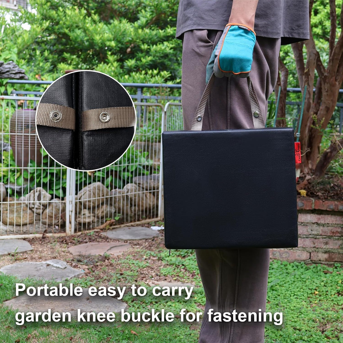 Extra Thick Soft Kneeling Pad for Men and Women, Waterproof Gardening Pads with Memory Foam, Yoga or Exercise Cleaning Knee Cushion, Collapsible Kneeling Mat Non-Slip Bottom Lightweight, Garden Gifts