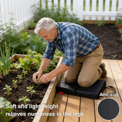 Extra Thick Soft Kneeling Pad for Men and Women, Waterproof Gardening Pads with Memory Foam, Yoga or Exercise Cleaning Knee Cushion, Collapsible Kneeling Mat Non-Slip Bottom Lightweight, Garden Gifts