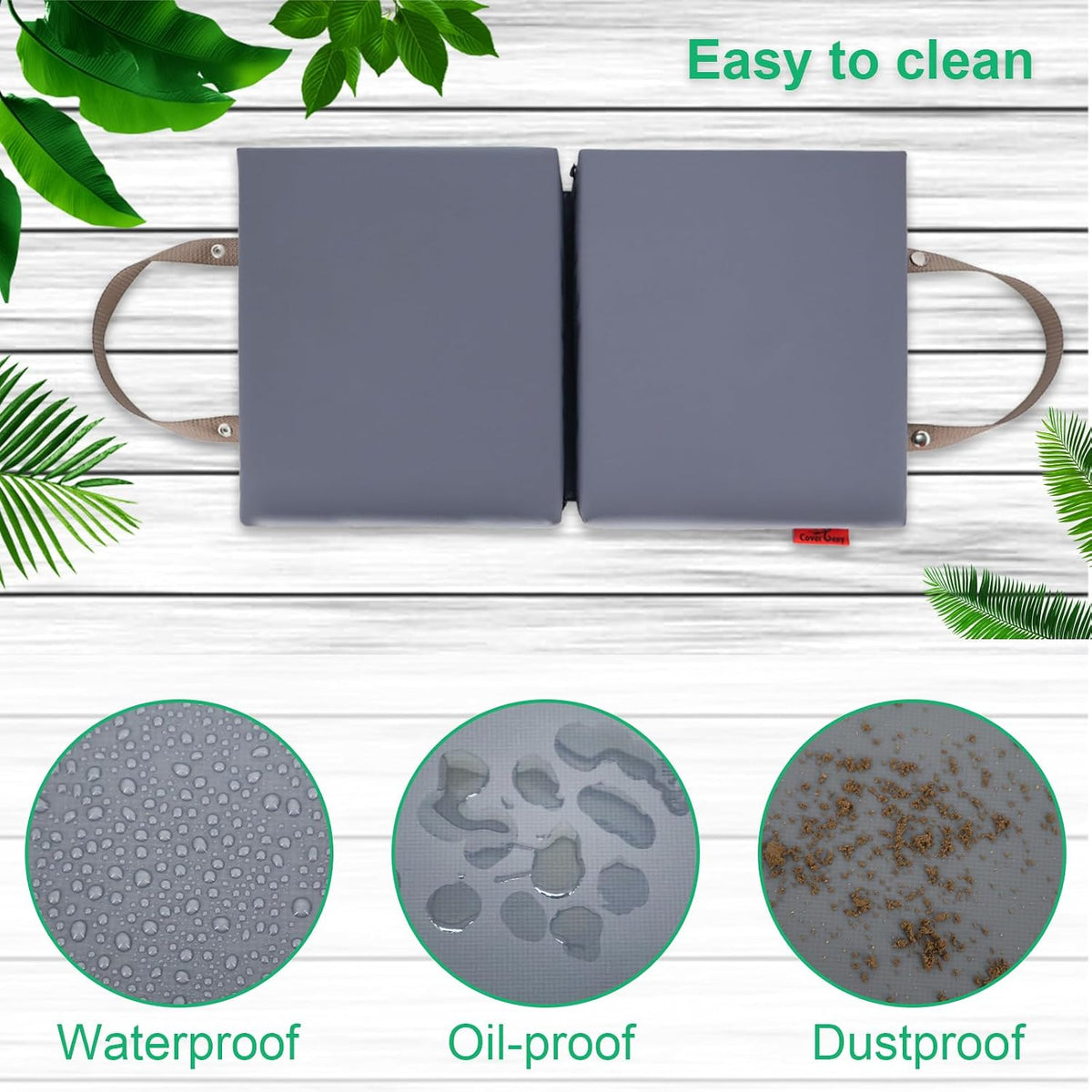 Extra Thick Soft Kneeling Pad for Men and Women, Waterproof Gardening Pads with Memory Foam, Yoga or Exercise Cleaning Knee Cushion, Collapsible Kneeling Mat Non-Slip Bottom Lightweight, Garden Gifts