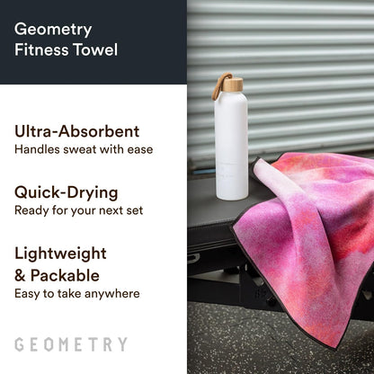 Gym Towel for Working Out - Compact & Quick Dry, Super Absorbent Microfiber Sweat Towel - Premium Microfiber for Gym - Zig, 16" x 30", 1 Piece