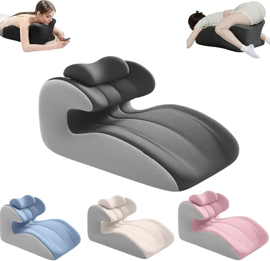 Wedge Pillow for Couples, 27° Memory Foam, Ergonomic Positioning Support