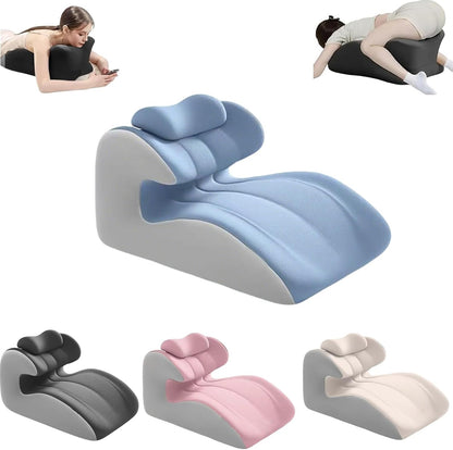 Wedge Pillow for Couples, 27° Memory Foam, Ergonomic Positioning Support