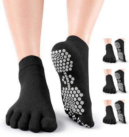 Soccer Grip Toe Socks, Non-Slip Socks for Sports & Pilates
