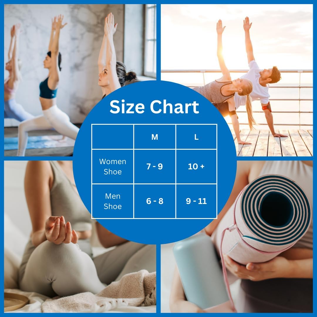 Soccer Grip Toe Socks, Non-Slip Socks for Sports & Pilates