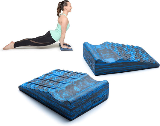 Performance Wedges (Pair) with Exercise Manual – Contoured Foam Wedges