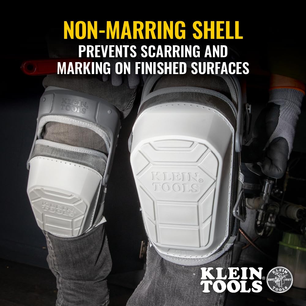 60897 Knee Pads for Men and Women, Non-Marring, Heavy Duty Stabilizer Work Knee Pads, Adjustable Straps for Construction and Flooring