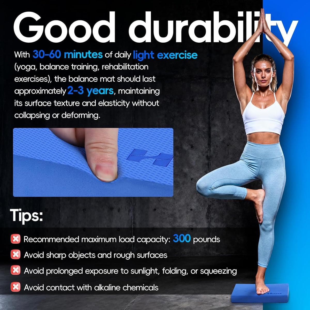 Professional Balance Pad for Physical Therapy and Stability Training