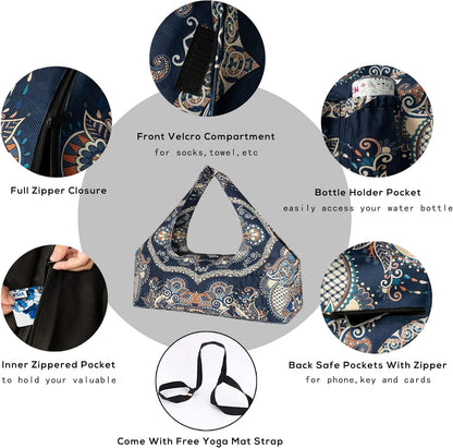 Yoga Mat Bag Yoga Bags and Carriers Fits All Your Stuff 30"x9"x11"