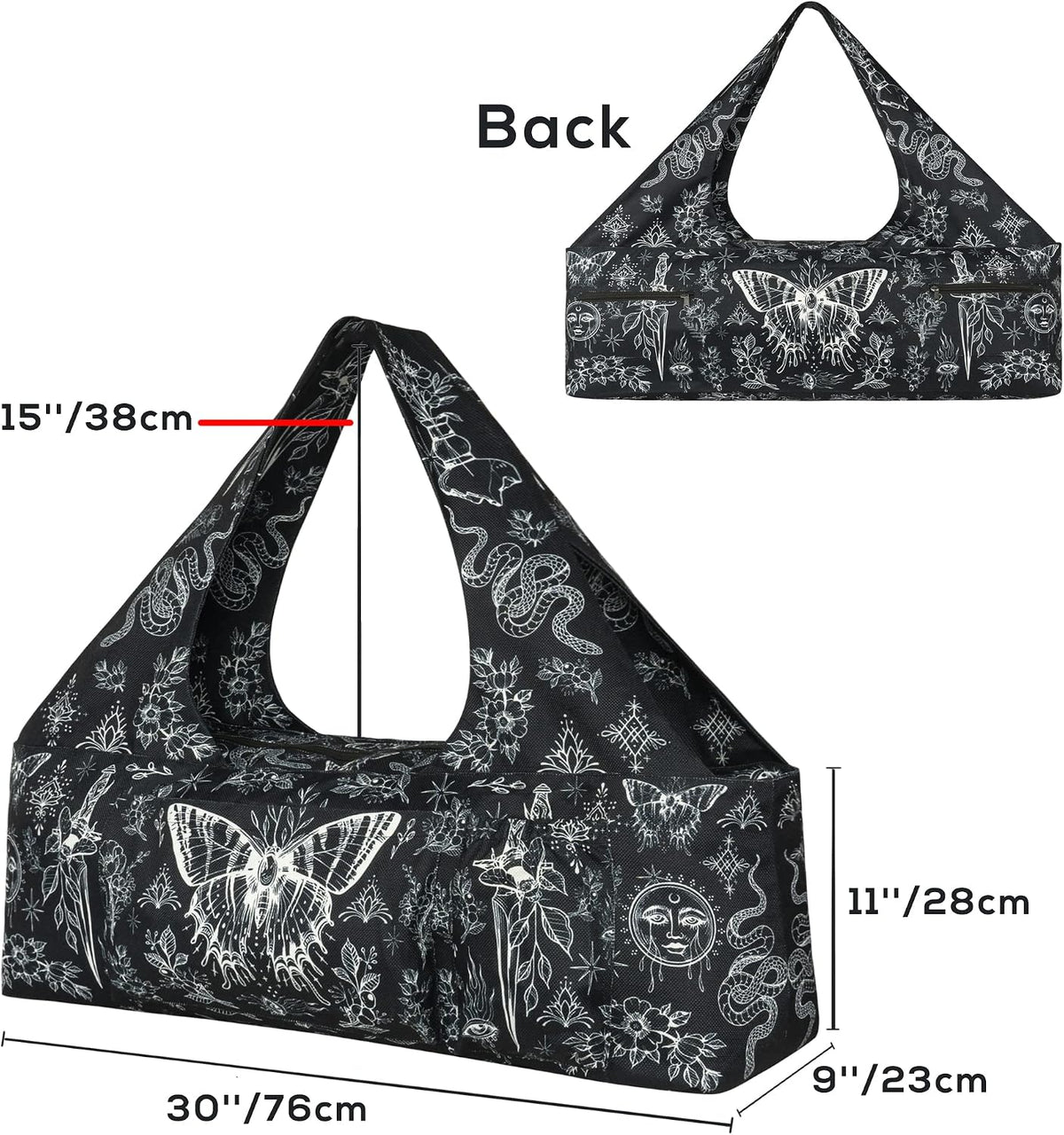 Yoga Mat Bag Yoga Bags and Carriers Fits All Your Stuff 30"x9"x11"