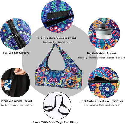 Yoga Mat Bag Yoga Bags and Carriers Fits All Your Stuff 30"x9"x11"