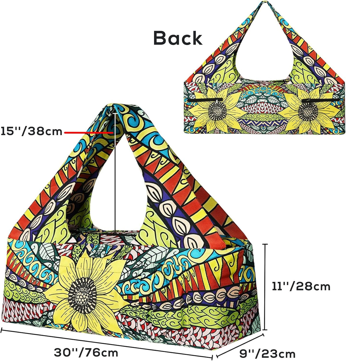 Yoga Mat Bag Yoga Bags and Carriers Fits All Your Stuff 30"x9"x11"