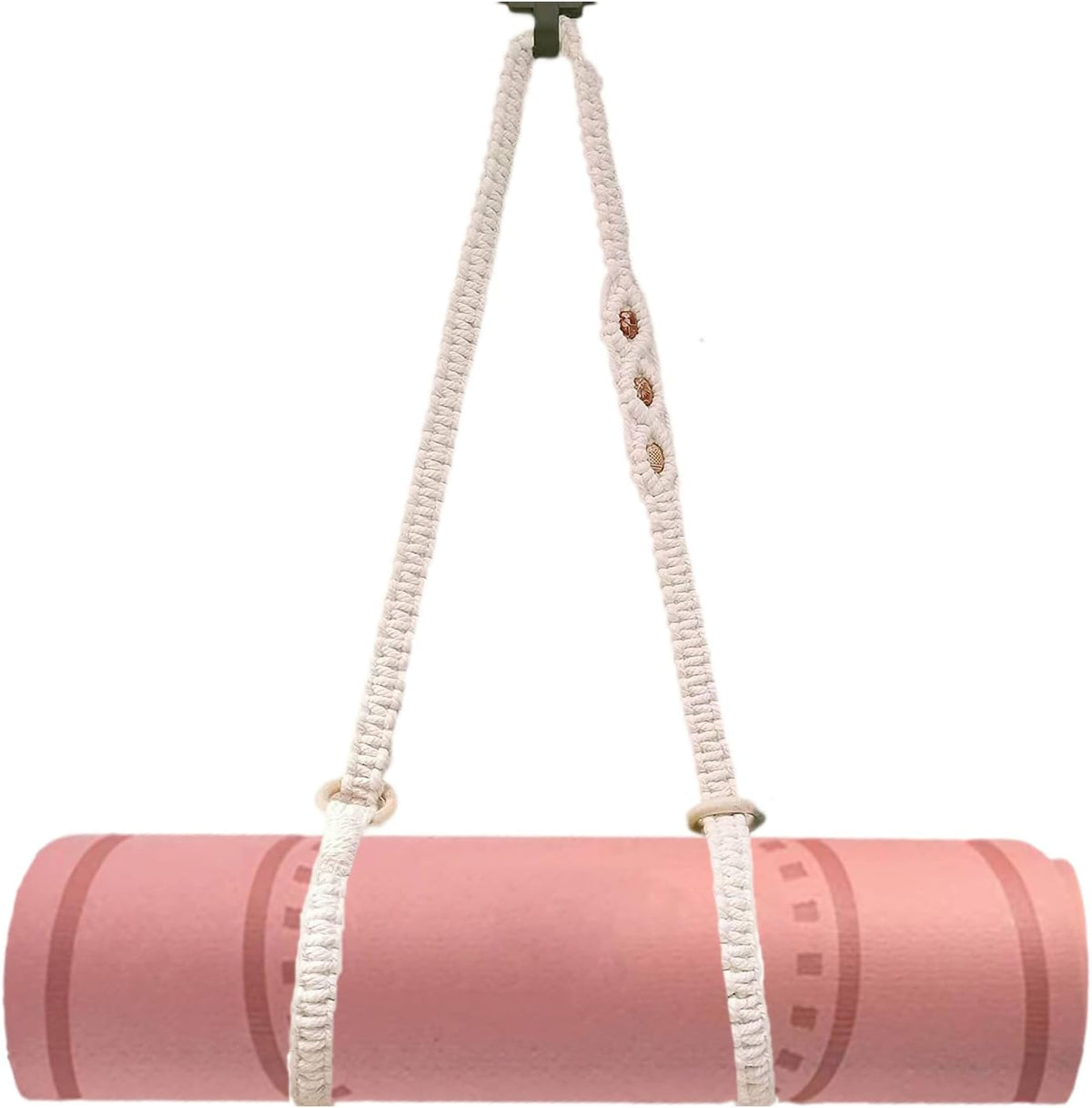 Macrame Yoga Mat Carrying Strap [MAT NOT Included], Hand Woven Multi-Purpose Strap/Carrier