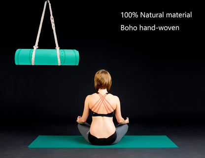 Macrame Yoga Mat Carrying Strap [MAT NOT Included], Hand Woven Multi-Purpose Strap/Carrier