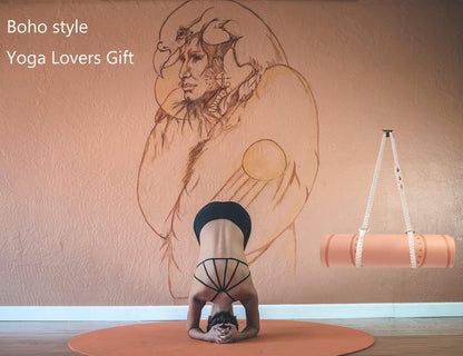 Macrame Yoga Mat Carrying Strap [MAT NOT Included], Hand Woven Multi-Purpose Strap/Carrier