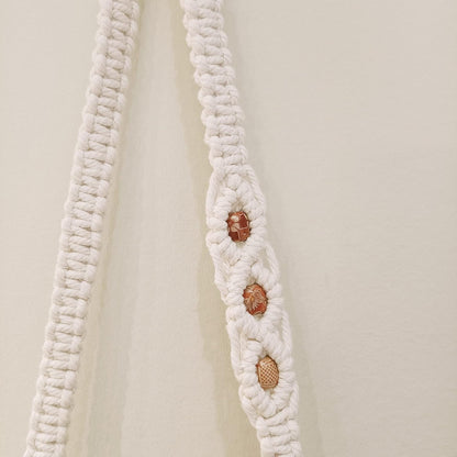 Macrame Yoga Mat Carrying Strap [MAT NOT Included], Hand Woven Multi-Purpose Strap/Carrier
