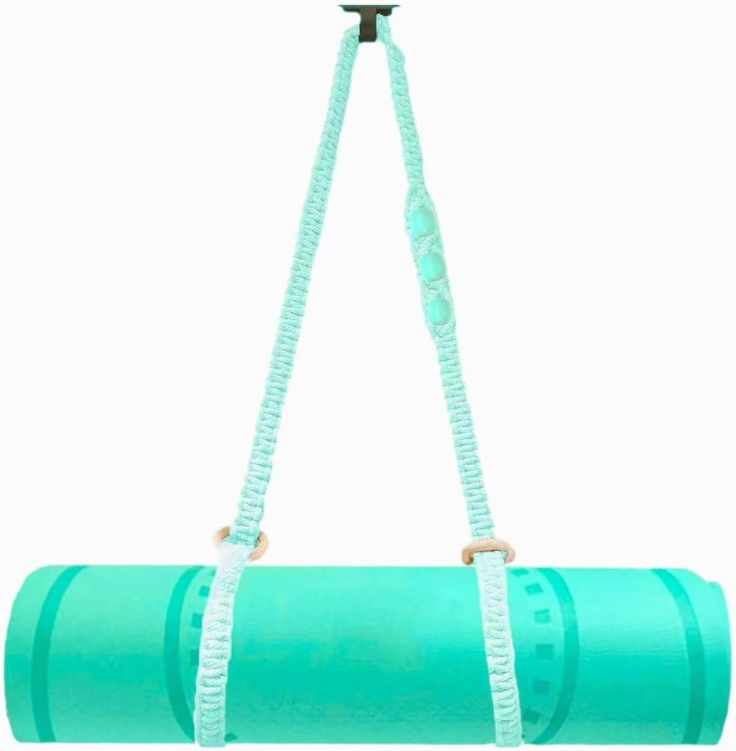 Macrame Yoga Mat Carrying Strap [MAT NOT Included], Hand Woven Multi-Purpose Strap/Carrier