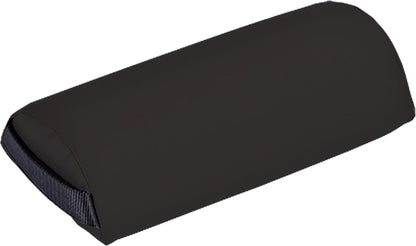 Bolster Pillow Neck – Durable Massage Bolster, 100% PU Upholstery incl. Strap Handle/Professional Quality for Massage Tables/Back Pain Relief, Black 3Lx6Wx13H