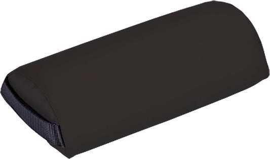Bolster Pillow Neck – Durable Massage Bolster, 100% PU Upholstery incl. Strap Handle/Professional Quality for Massage Tables/Back Pain Relief, Black 3Lx6Wx13H