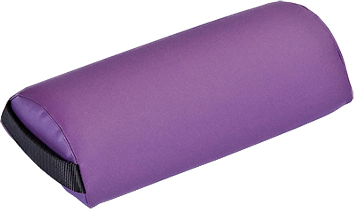 Bolster Pillow Neck – Durable Massage Bolster, 100% PU Upholstery incl. Strap Handle/Professional Quality for Massage Tables/Back Pain Relief, Black 3Lx6Wx13H